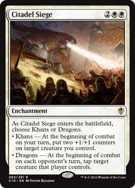 Citadel Siege (Commander 2016 Edition) Light Play