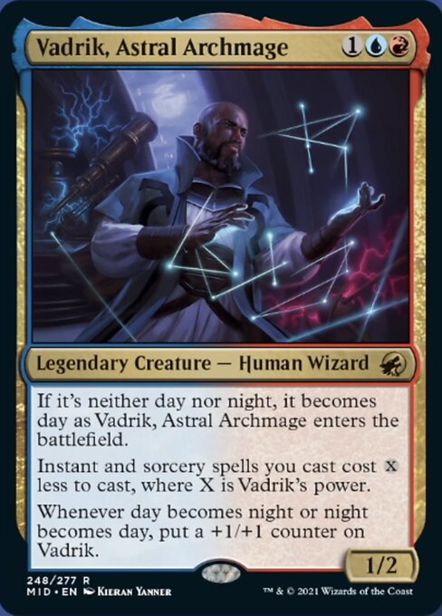 Vadrik, Astral Archmage (Innistrad: Midnight Hunt) Light Play