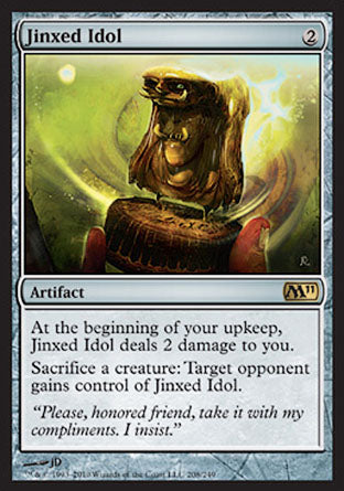Jinxed Idol (Magic 2011 Core Set) Light Play