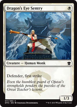 Dragon's Eye Sentry (Dragons of Tarkir) Light Play