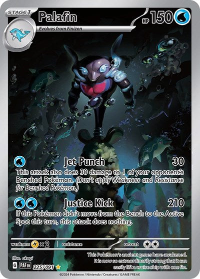 Palafin - 225 (SV: Paldean Fates) Light Play Holofoil