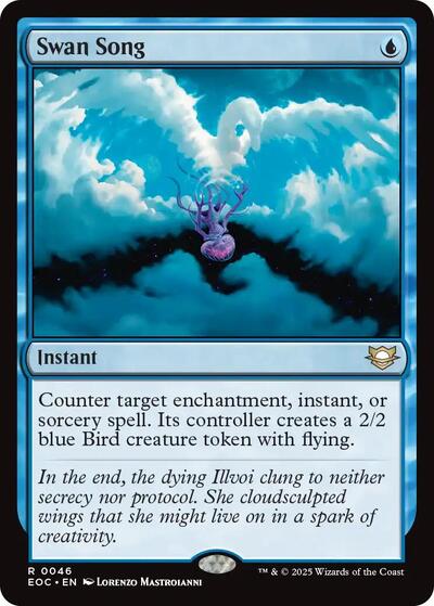 Swan Song (Commander: Edge of Eternities) Light Play