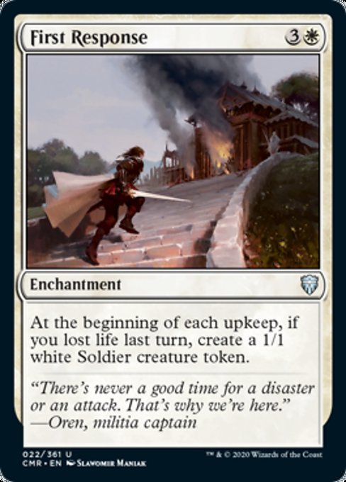 First Response (Commander Legends) Light Play
