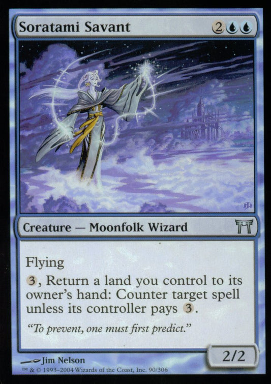 Soratami Savant (Champions of Kamigawa) Light Play