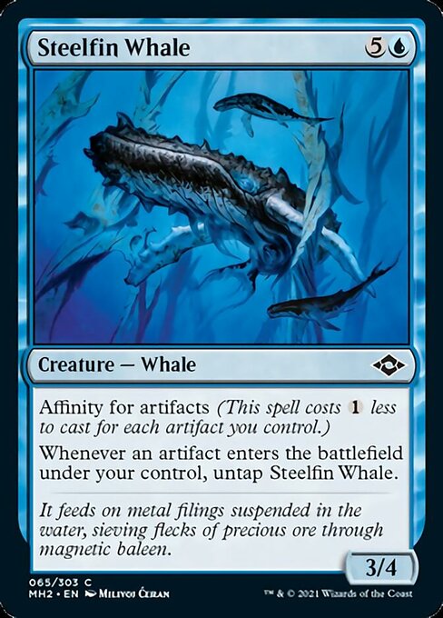 Steelfin Whale (Modern Horizons 2) Light Play Foil