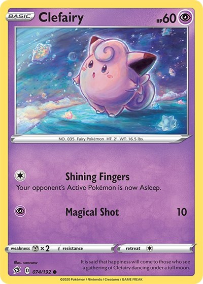 Clefairy (SWSH02: Rebel Clash) Light Play