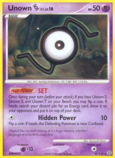 Unown (S) (Secret Wonders) Medium Play