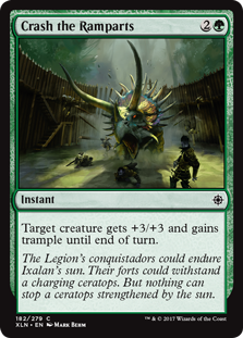 Crash the Ramparts (Ixalan) Light Play