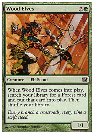 Wood Elves (9th Edition) Light Play Foil