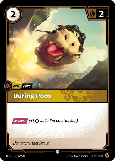 Daring Poro (Origins) Light Play Foil
