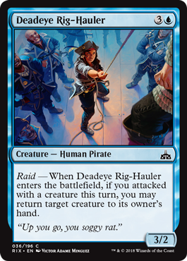 Deadeye Rig-Hauler (Rivals of Ixalan) Light Play