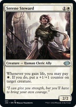 Serene Steward (Jumpstart 2022) Light Play