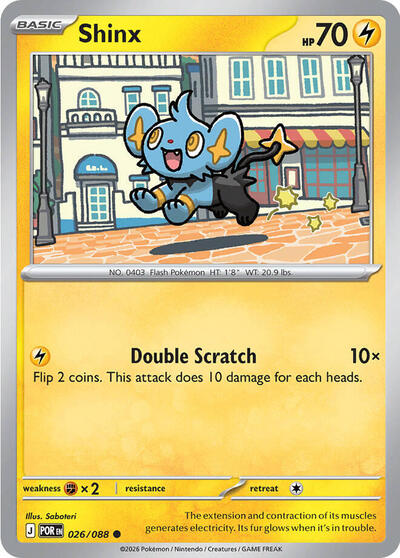 Shinx (ME03: Perfect Order) Light Play Reverse Holofoil