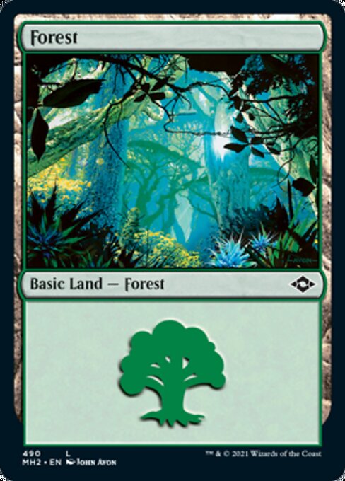 Forest (490) (Modern Horizons 2) Light Play