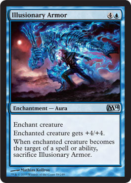 Illusionary Armor (Magic 2014 Core Set) Light Play
