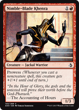 Nimble-Blade Khenra (Amonkhet) Light Play
