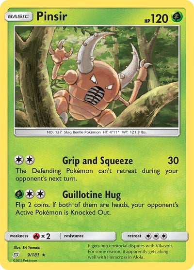 Pinsir (SM - Team Up) Light Play