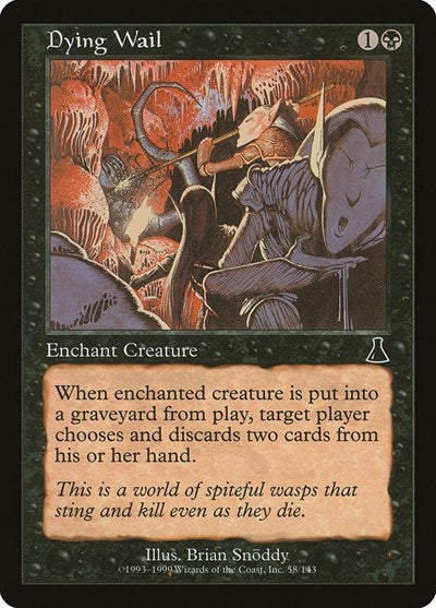 Dying Wail (Urza's Destiny) Light Play