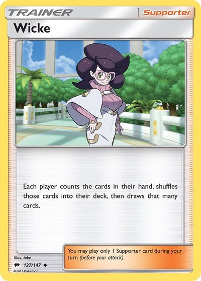 Wicke (SM - Burning Shadows) Damaged / Poor
