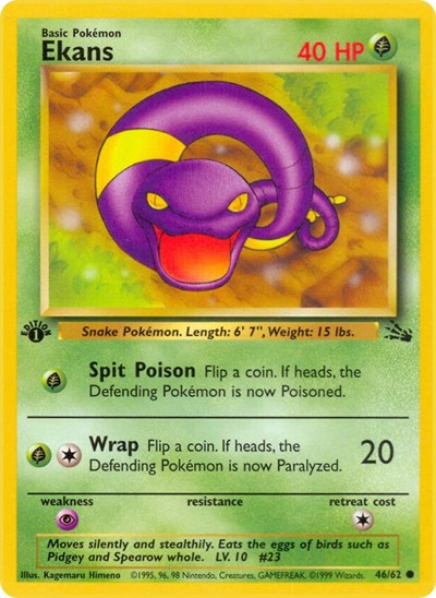 Ekans (Fossil) Heavy Play Unlimited