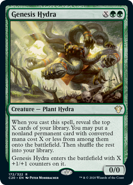 Genesis Hydra (Commander 2020 Ikoria) Light Play
