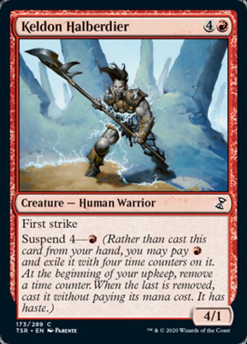 Keldon Halberdier (Time Spiral Remastered) Light Play