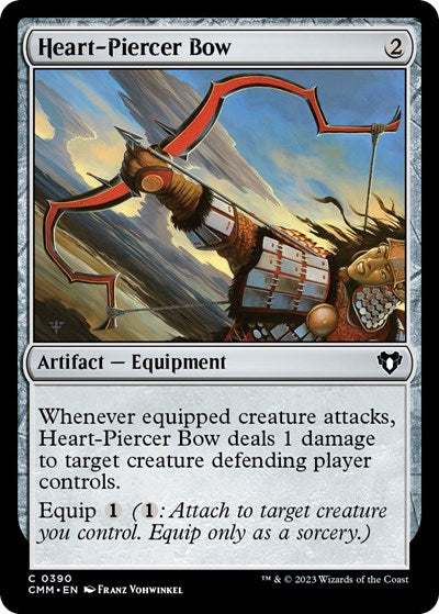 Heart-Piercer Bow (Commander Masters) Light Play