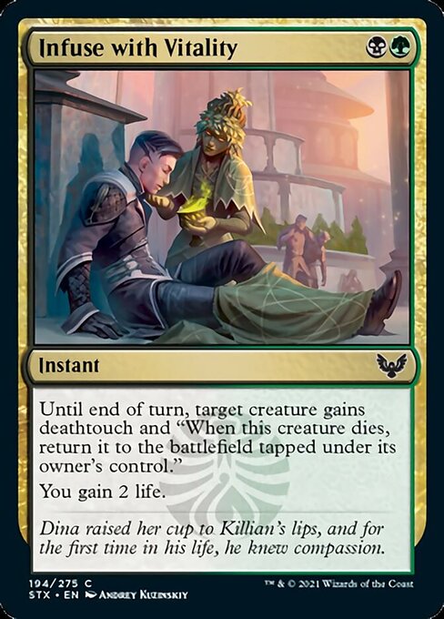 Infuse with Vitality (Strixhaven) Light Play Foil