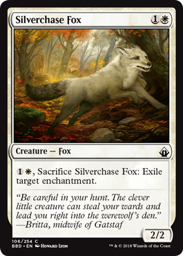 Silverchase Fox (Battlebond) Light Play