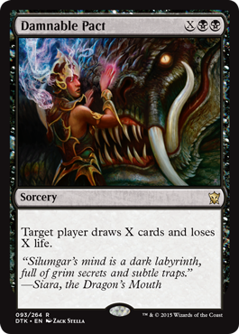 Damnable Pact (Dragons of Tarkir) Medium Play