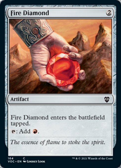 Fire Diamond (Commander 2021 Crimson Vow) Light Play