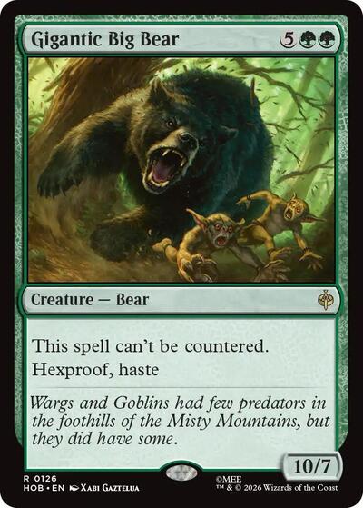 Gigantic Big Bear (The Hobbit) Light Play