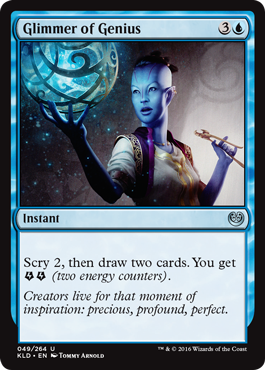 Glimmer of Genius (Kaladesh) Light Play