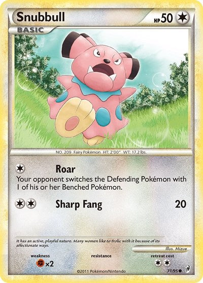 Snubbull (Call of Legends) Damaged / Poor