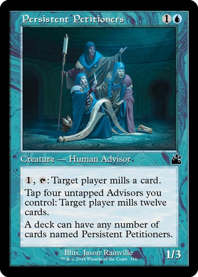 Persistent Petitioners (Retro Frame) (Ravnica Remastered) Near Mint Foil