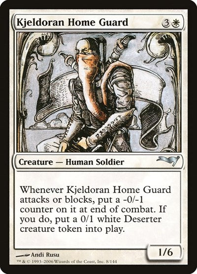 Kjeldoran Home Guard (Coldsnap Theme Deck Reprints) Light Play
