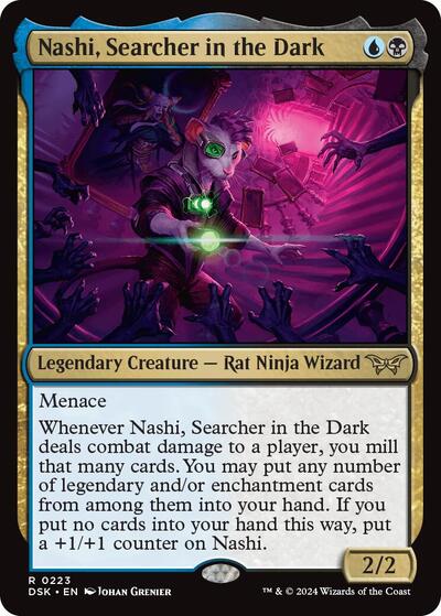 Nashi, Searcher in the Dark (Duskmourn: House of Horror) Light Play