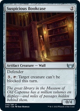Suspicious Bookcase (Streets of New Capenna) Light Play