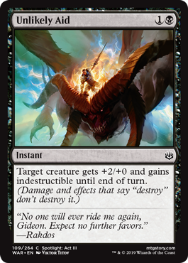 Unlikely Aid (War of the Spark) Light Play