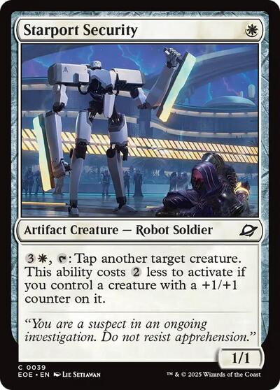 Starport Security (Edge of Eternities) Light Play Foil