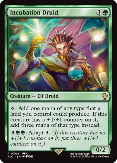 Incubation Druid (Commander: FINAL FANTASY) Light Play