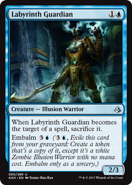 Labyrinth Guardian (Amonkhet) Medium Play Foil