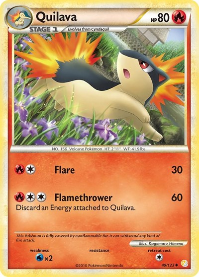Quilava (HeartGold SoulSilver) Medium Play