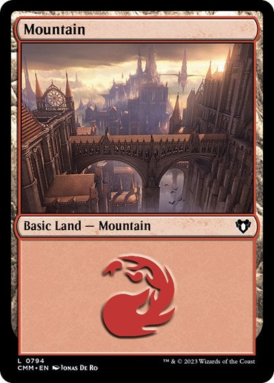 Mountain (0794) (Commander Masters) Light Play