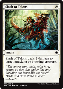 Slash of Talons (Ixalan) Light Play