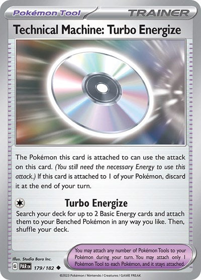 Technical Machine: Turbo Energize (Scarlet and Violet: Paradox Rift) Light Play