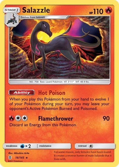 Salazzle (SM - Guardians Rising) Medium Play
