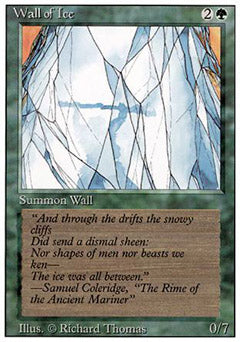 Wall of Ice (Revised) Heavy Play