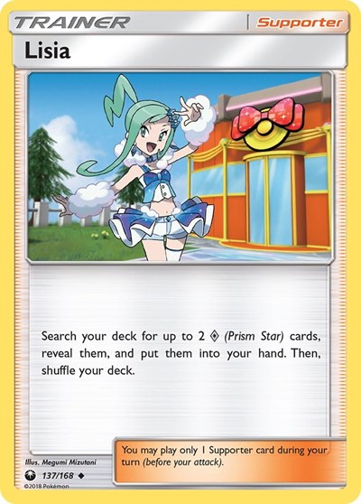 Lisia (SM - Celestial Storm) Light Play Reverse Holofoil