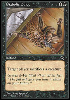 Diabolic Edict (Tempest) Heavy Play
